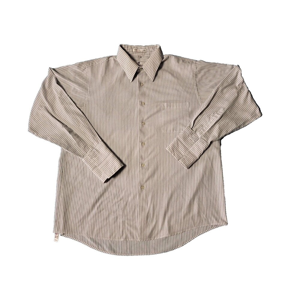 Etienne Aigner Men’s Long Sleeve Button Up Dress Shirt XL 17 ½ 34 35 Multicolor